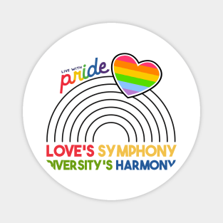 Pride: Love's Symphony, Diversity's Harmony Magnet